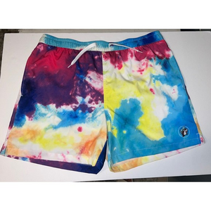 Buc-ees Swim Trunks Men‎ 2X Multicolor Shorts Drawstring-In Excellent Condition